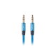 Lanberg CA-MJMJ-10CU-0030-BL cable de audio 3 m 3,5mm Azul